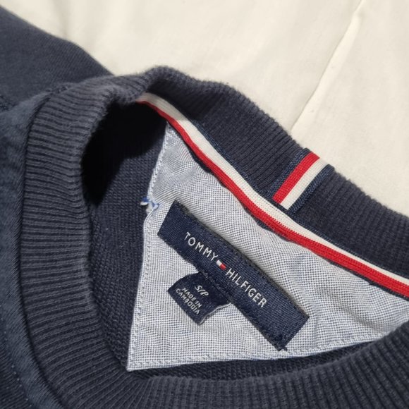 Tommy Hilfiger Men's Crew Neck Sweater Small Men's pre-Loved - Picture 7 of 7